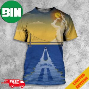 See Captian Out Art By Splash Bros Muse Thank You Klay Thompson Retire Bye Golden State Warriors 3D T-Shirt