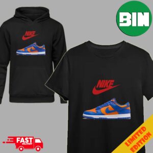 The New York Knicks Nike Dunk Low Retro Sneaker T-Shirt Hoodie