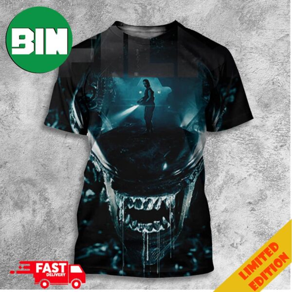 Total Film Cover Alien Romulus Xenomorph All Over Print T-Shirt