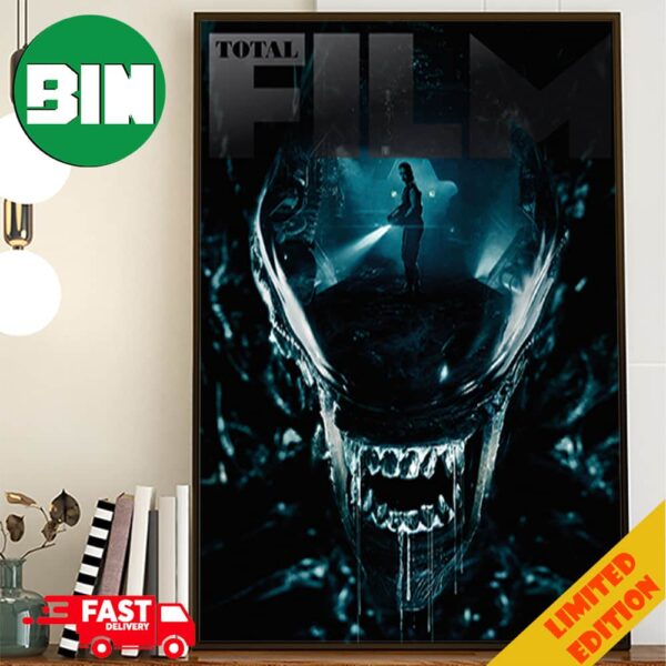 Total Film Cover Alien Romulus Xenomorph Poster Canvas