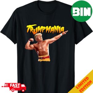 Trump-mania Funny 2024 Donald Trump x Hulk Hogan Style Elections 2024 T-Shirt