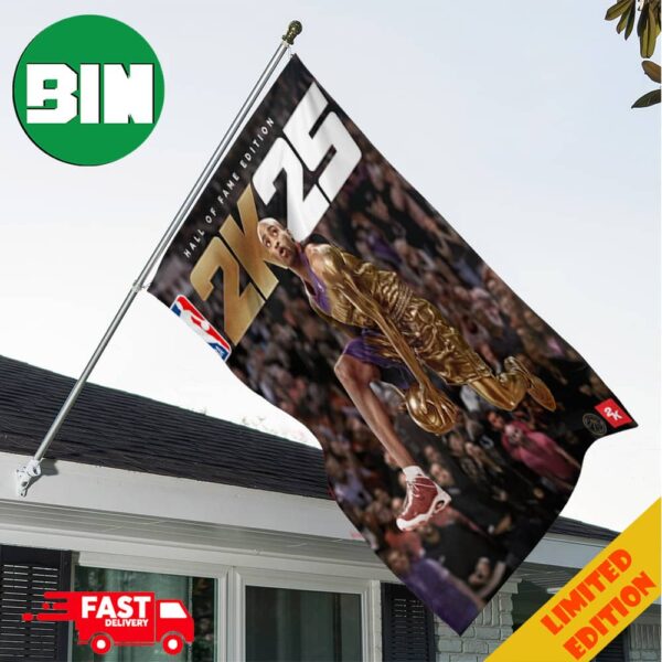 Vince Carter A Career Destined For Immortality NBA 2K25 Hall Of Fame Edition Cover Athlete Ball Over Everything Garden House Flag Home Decor