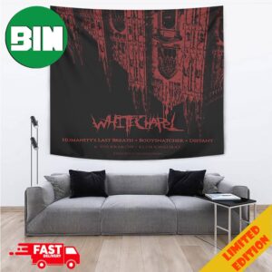 Whitechapel Shows In August 2024 On EU Festival Tour Tapestry Poster Home Decor