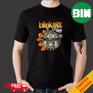 Blink-182 Official Event Tee Fiserv Forum Arena Milwaukee Wisconsin One More Time Tour August 7 2024 Merchandise T-Shirt