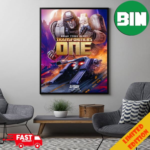 Brian Tyree Henry Transformers One As Megatron Poster Canvas