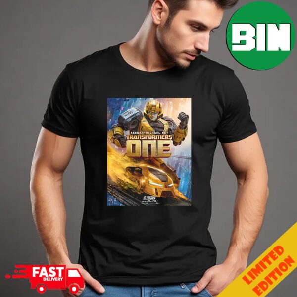 Bumblebee Keegan-Michael Key Transformers One Movie Poster Merchandise T-Shirt