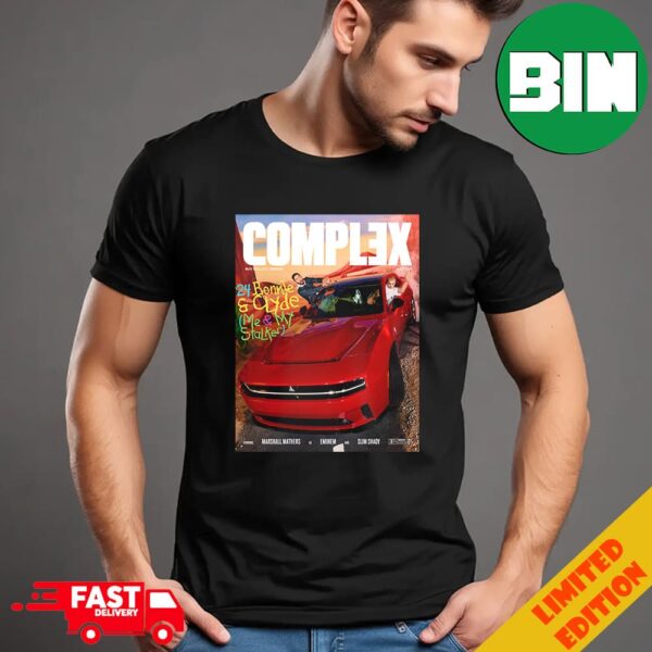 Eminem And Slim Shady For Complex Collect Obsess 24 Bonnie x Clyde Me And My Stalker In July 2024 Merchandise T-Shirt