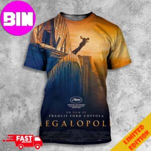 First Poster For Francis Ford Coppola Megalopolis Releasing In Theaters On September 27 Unisex All Over Print T-Shirt