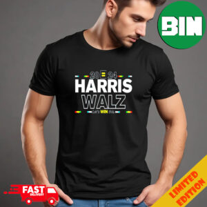 LGBTQ Pride 2024 Harris Walz Let’s Win This T-Shirt