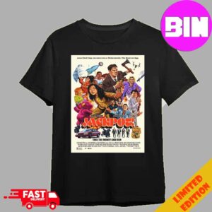 New Poster For Jackpot Starring John Cena And Awkwafina Releasing On Prime In 2024 Unisex T-Shirt