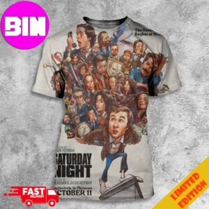 New Poster For Jason Reitman Saturday Night In Theaters On October 11th 2024 Unisex All Over Print T-Shirt