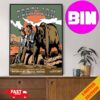 Official Poster In Missoula Montana Pearl Jam On August 22nd 2024 At Washington-Grizzly Stadium Wall Art By Justin Hampton With Glen Hansard Home Decor Poster Canvas