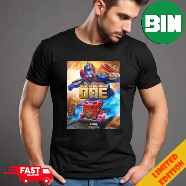 Robots Not In Disguise Chris Hemsworth Transformers One Merchandise T-Shirt