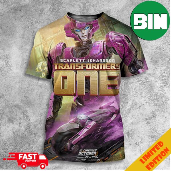 Scarlett Johansson as Elita Transformers One All Over Print T-Shirt