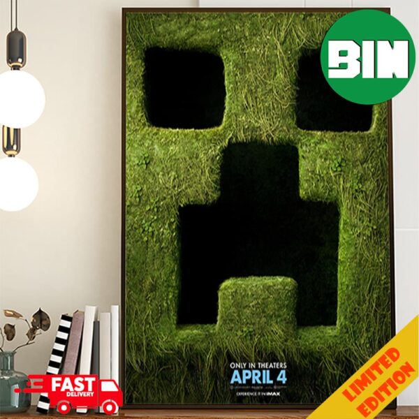 A New Kind Of Block-Buster Minecraft Movie 2025 Poster Canvas