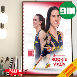 Caitlin Clark Is The Unanimous Associated Press Rookie Of The Year 2024 Poster Canvas