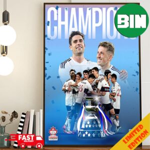 Congratulations Kings Of The North Canadian Championship 2024 Vancouver Whitecaps FC Major League Soccer Poster Canvas