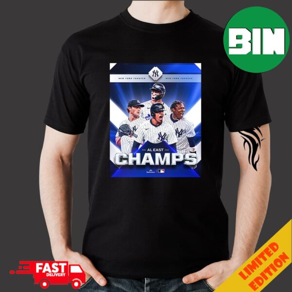 Empire State Of Mind The New York Yankees Are Crowned AL East Champions For The Third Time In Six Year Congratulations Winners 2024 Merchandise T-Shirt