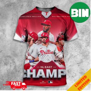 For The First Time In 13 Years The Philadelphia Phillies Are Your NL East Champions Clinched MLB All Over Print T-Shirt