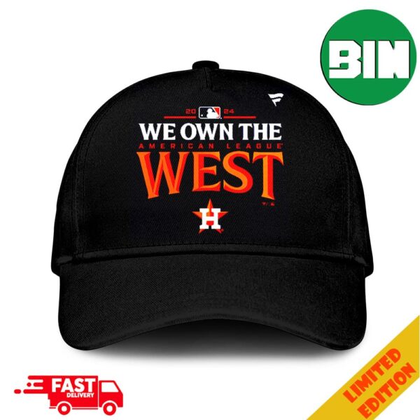 Houston Astros Fanatics 2024 AL West Division Champions Locker Room MLB Merchandise Classic Hat-Cap Snapback