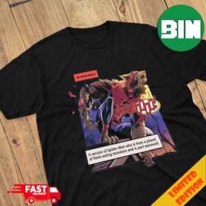 Marvel Studios Niche Spiders Of Spider-Verse Spider-Wolf T-Shirt