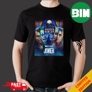 New Poster For Joker 2 Folie A Deux The World Is A Stage 2024 Movie Joker And Harley Merchandise T-Shirt