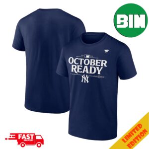 New York Yankees Fanatics 2024 MLB Postseason Locker Room T-Shirt