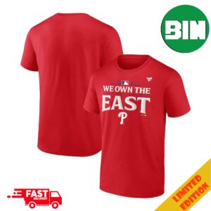 Philadelphia Phillies Fanatics 2024 NL East Division Champions Locker Room MLB We Own The National League East T-Shirt