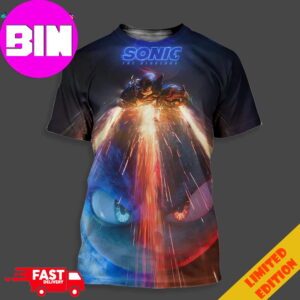 Sonic The Hedgehog 3 New Movie Officials Release On December 20th 2024 Unisex All Over Print T-Shirt