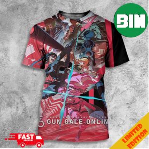 Sword Art Online Alternative Gun Gale Online Season 2 October 2024 All Over Print T-Shirt