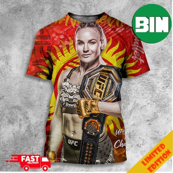 Valentina Shevchenko Reclaims The UFC Women’s Flyweight Championship Noche UFC All Over Print T-Shirt