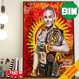 Valentina Shevchenko Reclaims The UFC Women’s Flyweight Championship Noche UFC Poster Canvas