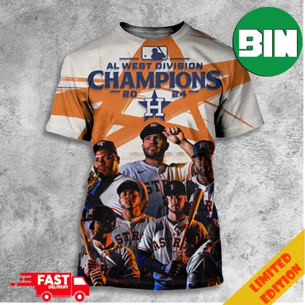 We Own The West The 2024 American League West Champions Is Houton Astros All Over Print T-Shirt