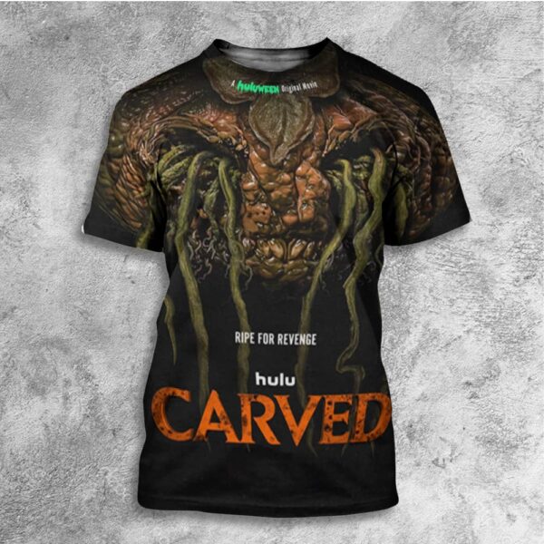 A Huluween Original Movie Ripe For Revenge Carved October 21 2024 All Over Print T-Shirt