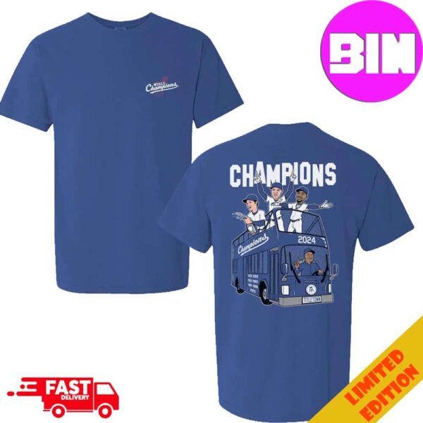 LA Dodgers Champions 2024 UEFA Champions League Final 2024-25 Unisex Two Sides Tee Shirt Hoodie