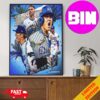 LA Dodgers Champions MLB 2024 World Series Champions Home Decor Poster Canvas