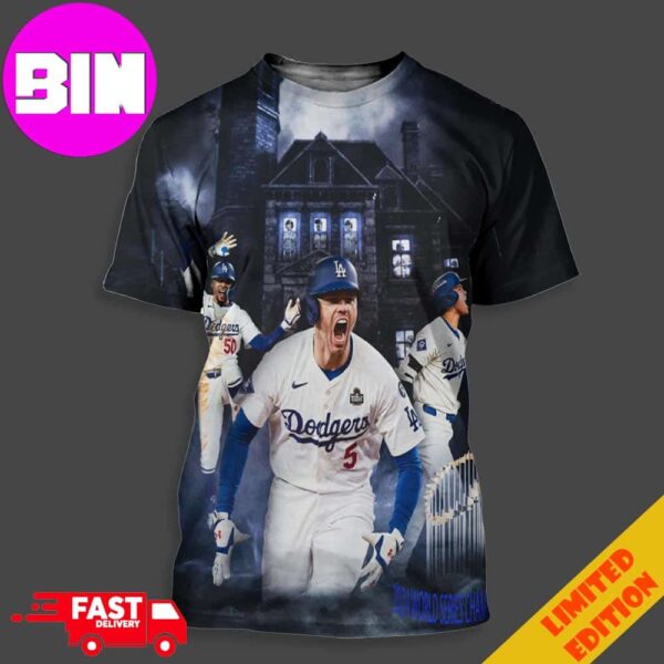 LA Dodgers Champions MLB 2024 World Series Champions Unisex All Over Print Tee Shirt