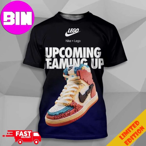 LEGO x Nike Coming Soon In 2024 New Sneaker Unisex All Over Print Tee Shirt