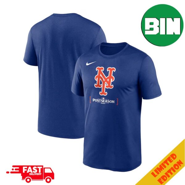 New York Mets Nike 2024 MLB Postseason Authentic Collection Legend T-Shirt