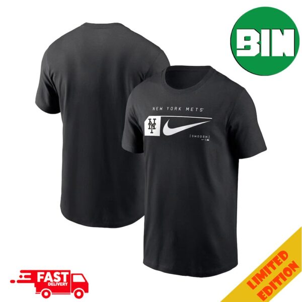 New York Mets Nike Fashion Graphic Swoosh Merchandise T-Shirt