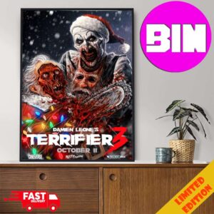 Official Posters Terrifier 3 Release On October 11st 2024 Home Decor