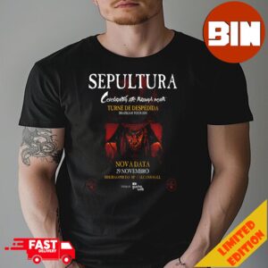 Sepultura Celebrating Life Through Death Brazilian Tour 2024 On Nov 29th 2024 Essentials Unisex T-Shirt