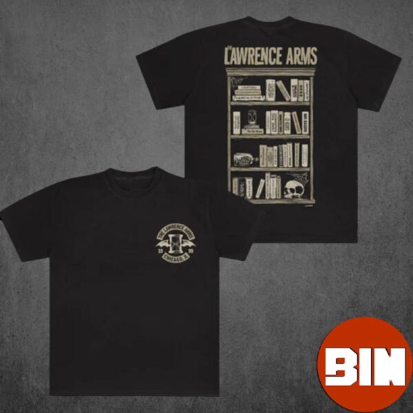 The Lawrence Arms Bookshelf Tee Merch Two Sides Essentials Unisex T-Shirt