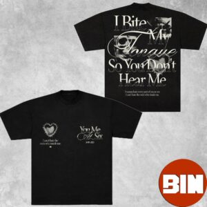 You Me At Six Bite My Tongue T-Shirt Merch Two Sides Essentials Unisex Shirt