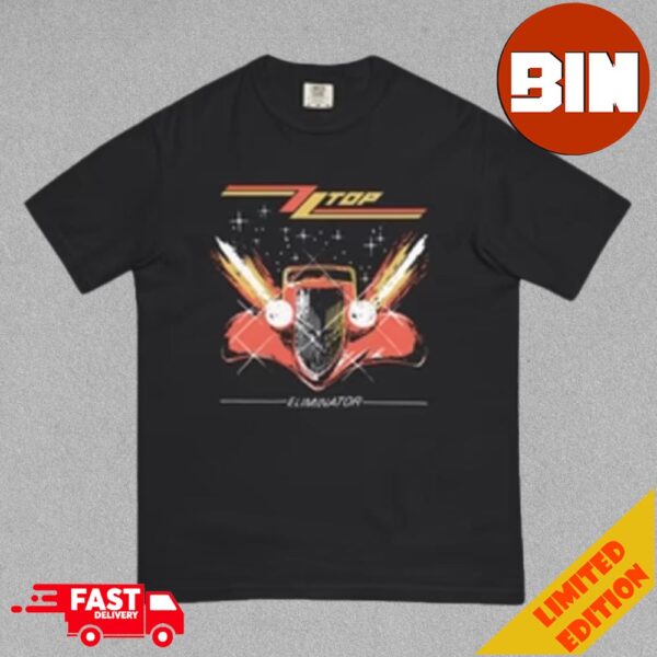 ZZ Top Eliminator Illustrated T-Shirt Merch Essentials Unisex Shirt