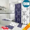 Minimalist Yet LuxuriousLouis Vuitton Bathroom Set With Shower Curtain