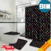 Refined Louis Vuitton Bathroom Set With Shower Curtain