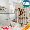 Sumptuous Louis Vuitton Bathroom Set With Shower Curtain