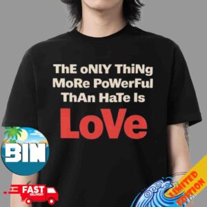 Bad Bunny Abolish Ice The Only Thing More Powerful Than Hate Is Love T-Shirt