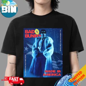 Bad Bunny Puerto Rico All American Halftime Show Super Bowl LX Made in America Unisex T-Shirt